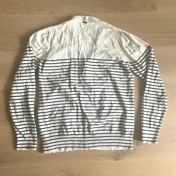 G-STAR RAW MEN'S CL HARI CARDIGAN STRIPED BLUE - Picture 3 of 5